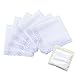 6 Pcs Gift Set Womens Lace Wedding 100%Cotton Handkerchiefs White
