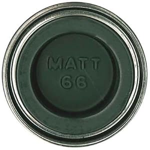 Humbrol Modelverf - AA0730 No 66 Olive Drab - Matt - Tinlet No 1 (14ml), emailverf voor modellen, kunststof, metaal, hout, glas, keramiek en meer, email retoucheerverf - hobbyverf voor knutselen