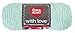 Red Heart Love yarn, Solid-Minty