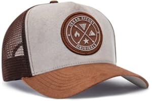 Urban Effort Mesh Back Cap - for Men and Women Baseball Hat 5-Panel Trucker Hat - Great Snapback Closure for Hunting & Hiking