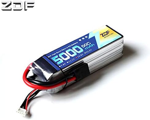 ZDF 4S Lipo Battery 14.8V 5000Mah 50C with ec5 Connector for Traxxas RC Cars RC Quadcopter Airplane Car Truck Boat Hobby