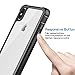 ATOP iPhone Xs Max Case, Full-Body Rugged with Built-in Screen Protector with Kickstand Thin Clear Bumper Case for iPhone Xs Max 6.5 Inch 2018 (Black/Clear)