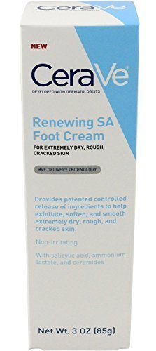 Cerave Renewing Sa Foot Cream, 3 Ounce (2 Pack)