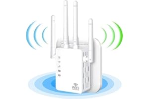 ELECTROLUX 2024 WiFi Extender - Wireless Signal Repeater Booster up to 9800 sq.ft - 1200Mbps Wall-Through Strong WiFi Booster-Dual Band 2.4G and 5G - 4 Antennas 360 Degree Full Coverage
