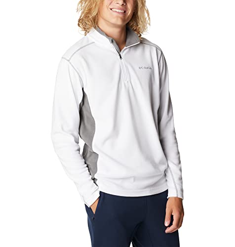 Klamath Range 2 Half Zip Pull en polaire Homme, White/City Grey, S