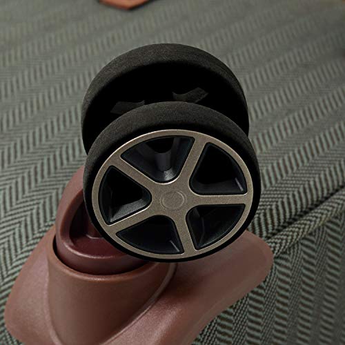 LONDON FOG Newcastle Softside Expandable Spinner Luggage, Slate Bronze