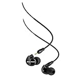 MEE audio M6 PRO Universal-Fit Noise-Isolating Musician's In-Ear Monitors with Detachable Cables ​(Jet Black​)​ - BLUCOIL Edition
