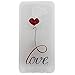 S7 Edge Case, UCLL Love Design Slim Flexible Cute Cover for Samsung Galaxy S7 Edge