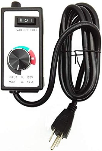 Variable Fan Speed Controller Fan Controller Adjuster for Inline Duct Fans Mini Blower Booster Fans,Grow Tent and HVAC Intake and Exhaust Duct Fan Ventilation System Adjuster 1500W