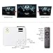 3 Stone 2018 Upgrade 1080p 1500 Lumens LCD Mini Projector, Home Theater Video Projector for TV Laptop SD Android TV Box Support HDMI USB SD AV VGA TV Interfacethumb 2
