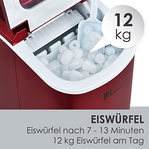 Juskys Eiswürfelmaschine IcyCube - 12 kg in 24 Std. - Eiswürfel in 7-13 min - Eiswürfelbereiter 100 Watt - Icemaker 2,4… – Bild 5