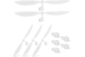 VILLCASE Mini Airplane Propeller Set Sturdy Plastic and Carbon Parts for Radio Control Aircraft Universal Fit