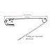 300PCS Safety Pins Size 2 Sewing Pins for Quilting and Knitting, 38mm