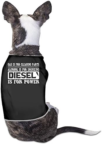Diesel Is For Power Diesel Power Trucks Typography Dog Sweater Coats Dog Jacket Shirt