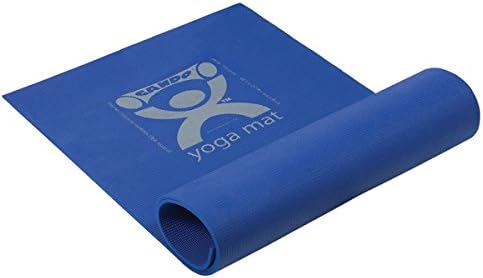 CanDo Yoga Mats, 68" x 24" x .25", Blue