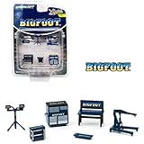 Greenlight Shop Tool Accessories Series 2-1/64 Scale 6 Pieces Bigfoot Monster Truck Shop Tools Accessories Set