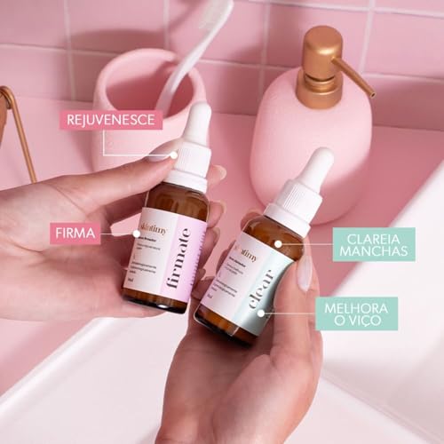 Kit Clareador e Firmador Íntimo Skintimy Clear + Firmate | Séruns para Região Íntima Externa | Uso Diário