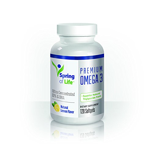 Spring of life premium omega 3 softgels with epa & dha, no fi…