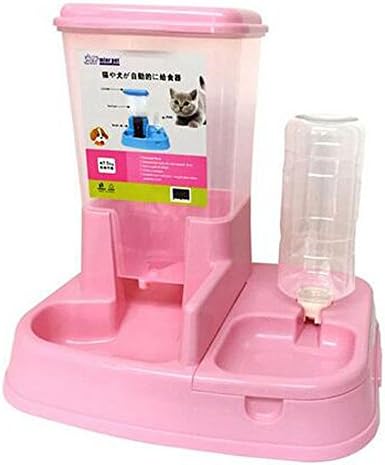 Newest Pets Puppy Dogs Cats Automatic Water Drinking Feeding Basin Food Bowls