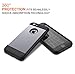 TOTU iPhone 6s Case Rugged Water Resistant Case Full-Body Accessories Sport with Built-in Screen Protector and 4 Interchangeable Covers for iPhone 6 / iPhone 6s, Black