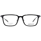 MONTBLANC Eyeglasses MB 0489 OA-001 Black/Transparent Silver