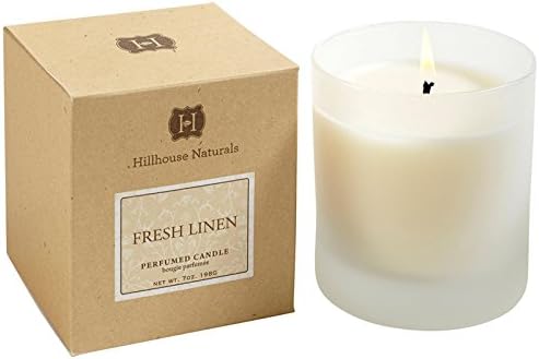 Hillhouse Naturals Fresh Linen Candle Glass 7 Oz.