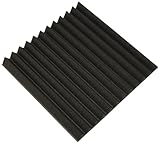 Pyle PSI1612 Studio Soundproofing Panel Kit, 12'' x 12'' Squares, 1'' Thick, 12 Pieces