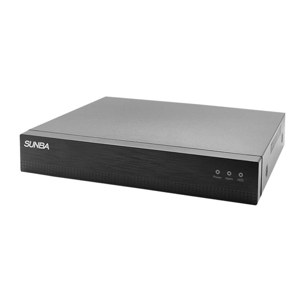 SUNBA 10-Channel Face Recognition 4K H.265/H.264 IP Network Camera Digital Video Recorder (NVR-F8009SE) - No Hard Drive