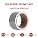 Reflective Tape, PROSHADE Silver Marine Safety Warning Tape Waterproof, Solas Grade Pressure Sensitive Adhesive Film for Automobile, Fabric, Bike, Truck, RV. (2'' × 20')