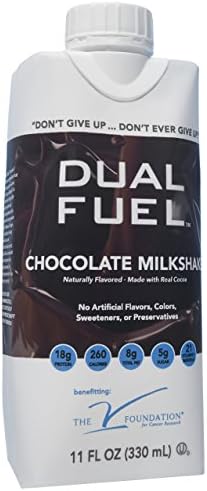 Dual Fuel Ready-to-Drink Chocolate Protein Milkshake, 18g protein, 12 count