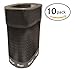 TrashCo Flings Bins POP UP All Occasion Black - 10 Pack