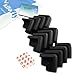 KF Baby Table Corner Guard, Black, 12pc, with kilofly Refrigerator Magnet