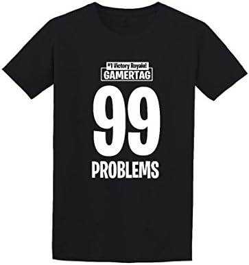 Personalized GAMERTAG Custom 99 Problems Victory Royale - Fortnite Fan Shirt