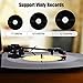 Musitrend Record Player Vinyl Turntable 3 Speed Vintage Record Players with Stereo Speaker Belt Driven Portable Record Player Suitcasethumb 1