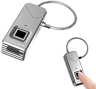 Winker Fingerprint Lock (2nd Generation Travel Luggage Lock), Waterproof and Anti-theft Padlock for Travel, Suitcase, Gym Locker, Bag, Cupboard, Drawer