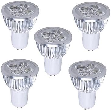 ZQ Mini light bulbs 5pcs GU5.3 5W 350-400LM 6000-6500K Cool White Color Support Dimmable Light LED Spot Bulb(220V)
