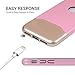 MoMoCity iPhone 7 Case Dual Layer Case i7 Heavy Duty i7 Cover Shock Absorption Protective Rugged Rubber Skin for 4.7 Inch iPhone 7(Rose&Gold)