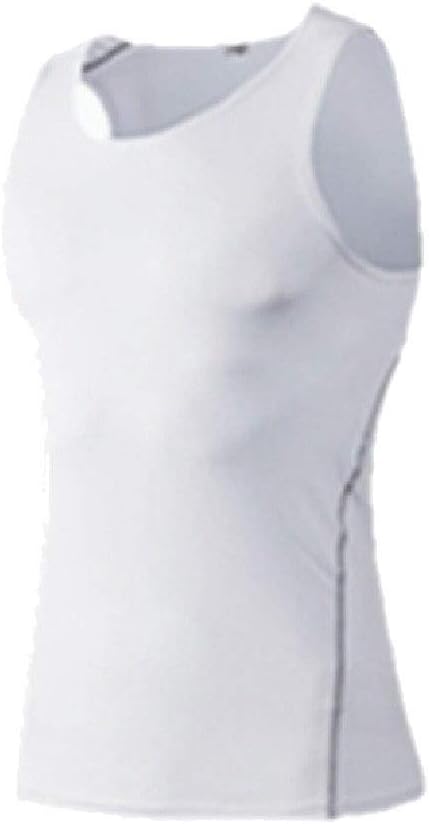 VITryst Men's Blouse T-Shirt Sleeveless Bodysuit Compression Vest Tank Top