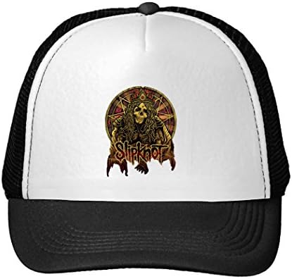 Adjustable Slipknot Album Cover Mesh Back Trucker Cap Black