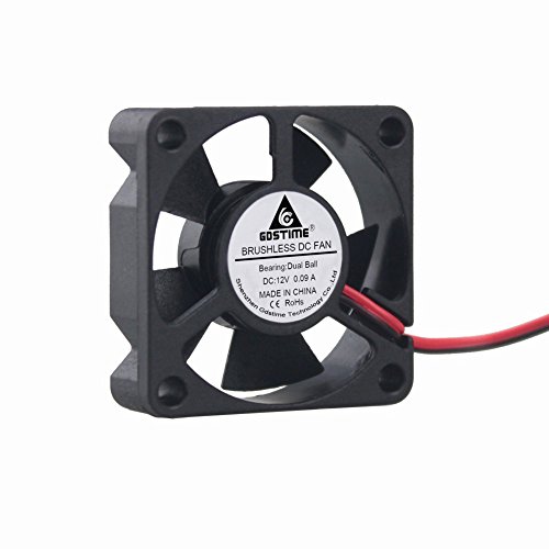 GDSTIME 35mm x 35mm x 10mm DC 12v Brushless Cooling fan Ball Bearing