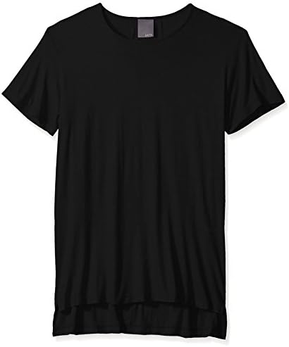 Lot78 Men's Step Steam Cashmere Tee, Black, XL