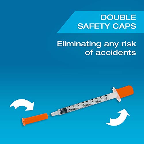 Tilcare U40 Pet Insulin Syringes with Needle 29 G 0.5 cc 12.7 mm 1/2