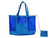 Getagadget Huge See-Thru Mesh Beach Tote Bag...