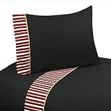 4pc Queen Sheet Set for Treasure Cove Pirate Bedding Collection by Sweet Jojo Designs