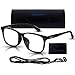 Inspiratek Blue Light Blocking Glasses for Women and Men, Computer Eye Strain and Screen Filter Blockers, Anti Glare Lens UV Bluelight Blocker, Perfect for Womens Mens Reading or Kids Gaming (Black)