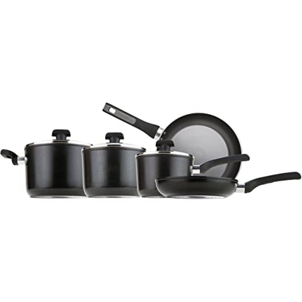 Prestige Duraforge Induction Aluminium Cookware, Black, Set of 5