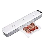 AKZIM Vacuum Sealer Machine,Food Packing Machine with Hose Automatic Vacuum Air Sealing System for Kitchen Dry and Moist Food Preservation
