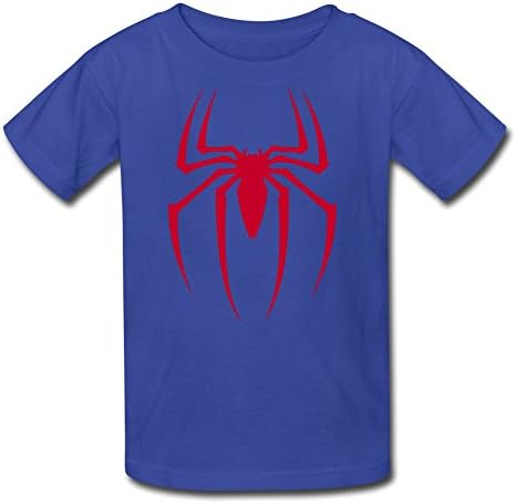 CHZS Youth's Spider-Man Classic Basic Red Logo T-Shirt L RoyalBlue