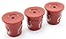 STK Keurig Reusable K Cups- 3Pack for Classic and 2.0 Brewers Universal Fit for K55, K575, K15, K250, K-Elite, K155, K-Select, K475