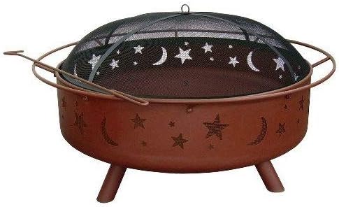 Amazon Com Beuniquetoday Large 36 Inch Moon Stars Outdoor Steel
